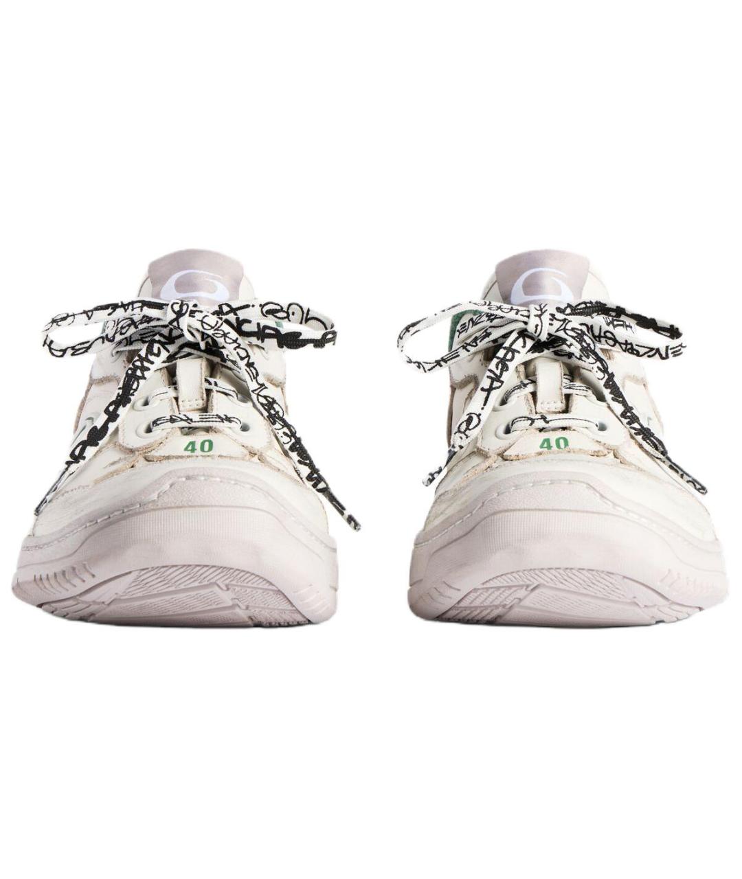 BALENCIAGA Белые низкие кроссовки / кеды, фото 5