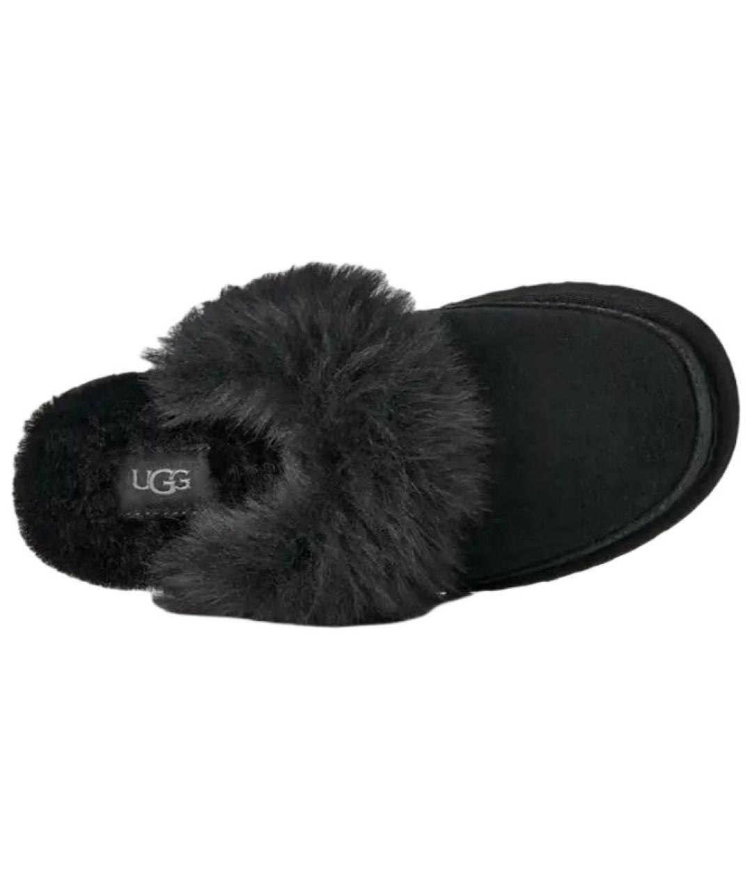 UGG AUSTRALIA Черные замшевые мюли, фото 5