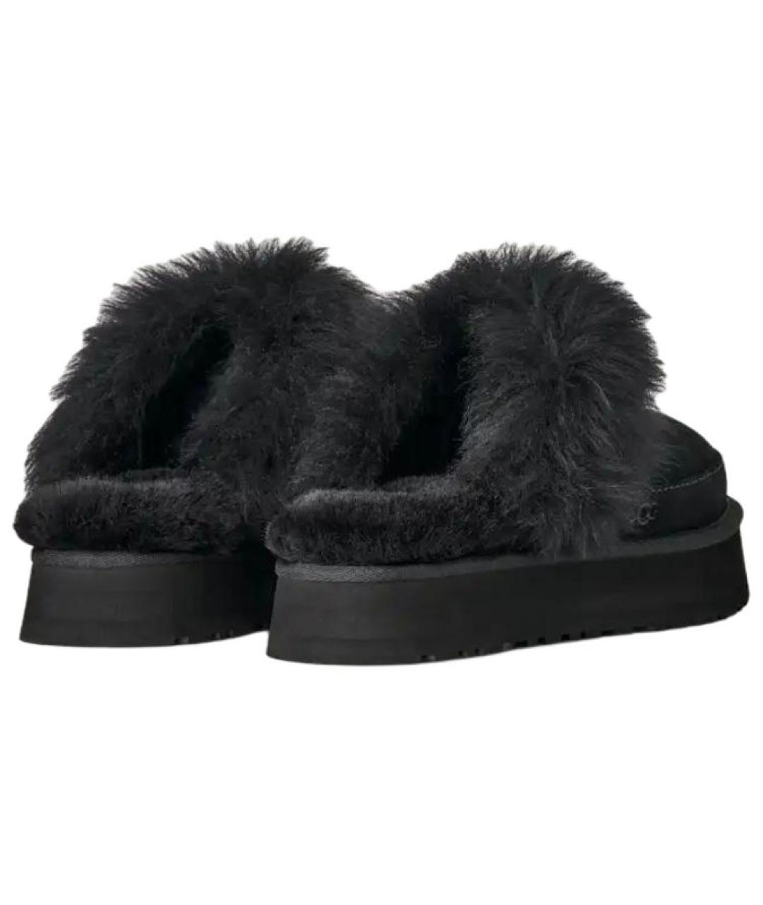 UGG AUSTRALIA Черные замшевые мюли, фото 4