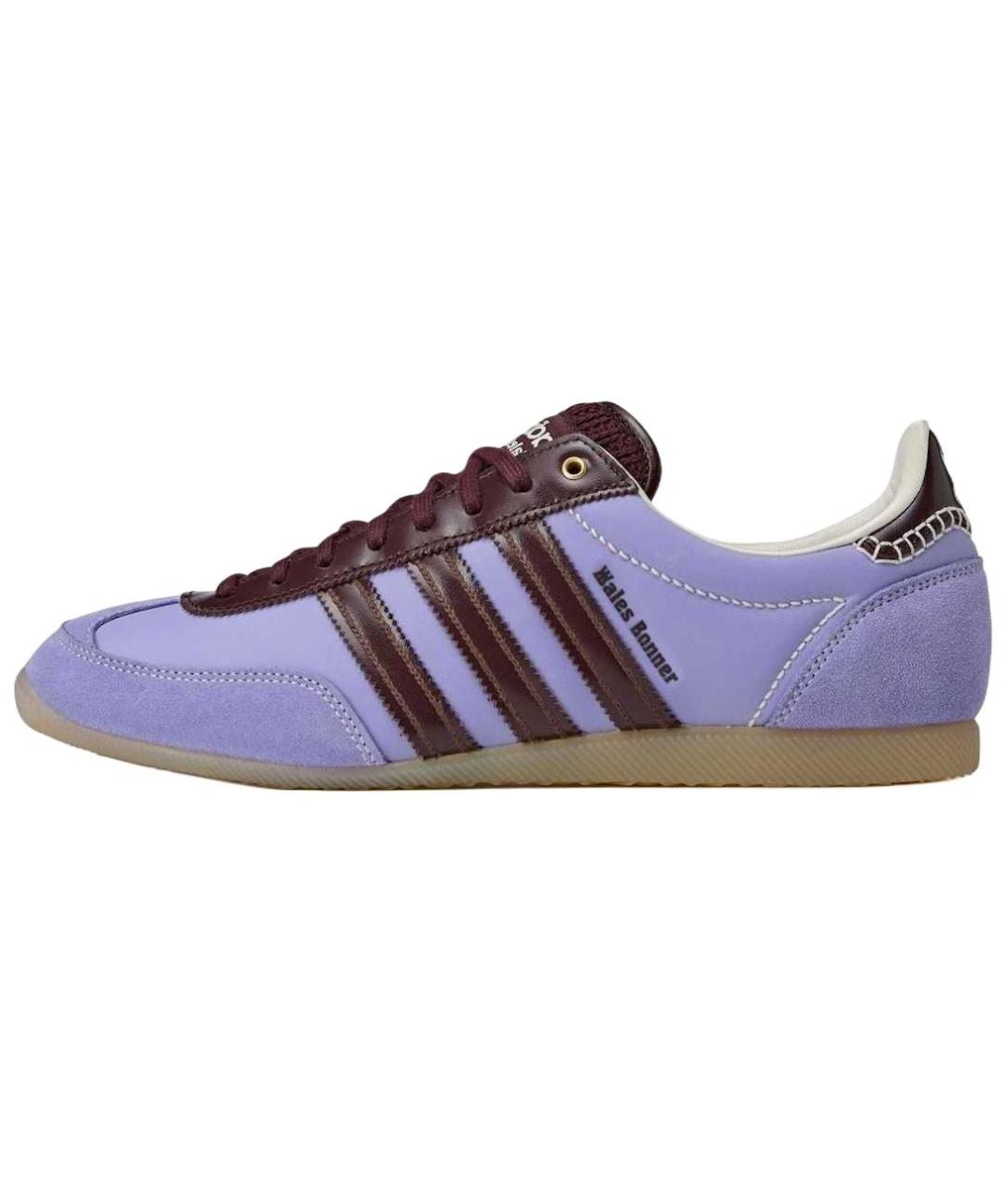 ADIDAS Фиолетовые замшевые кеды, фото 2