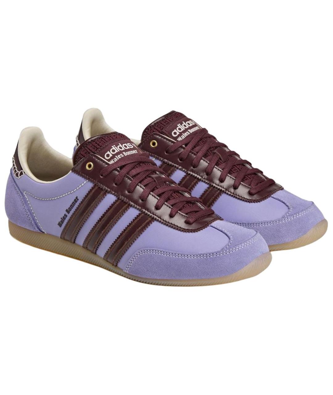 ADIDAS Фиолетовые замшевые кеды, фото 3