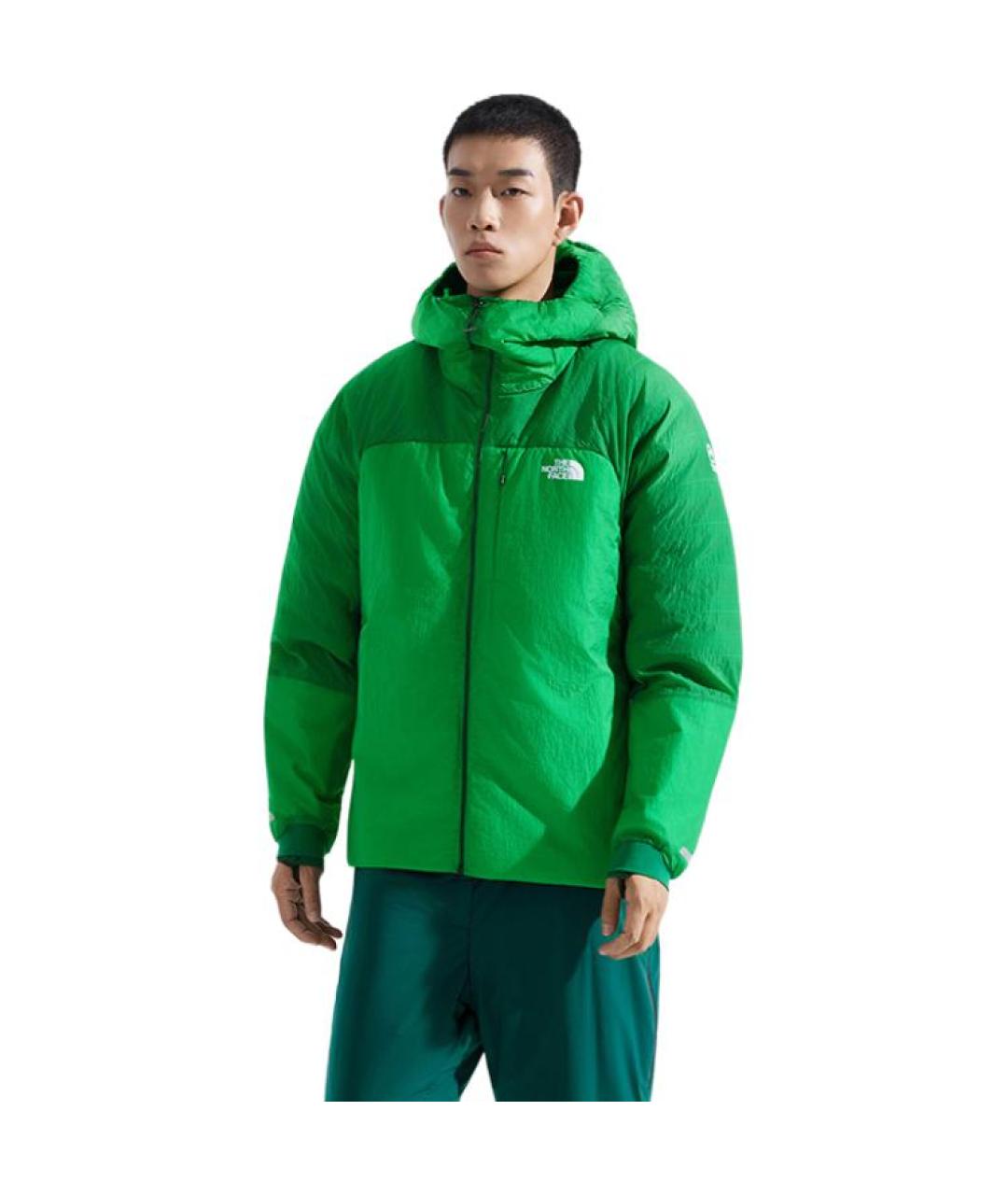 THE NORTH FACE Зеленый пуховик, фото 4