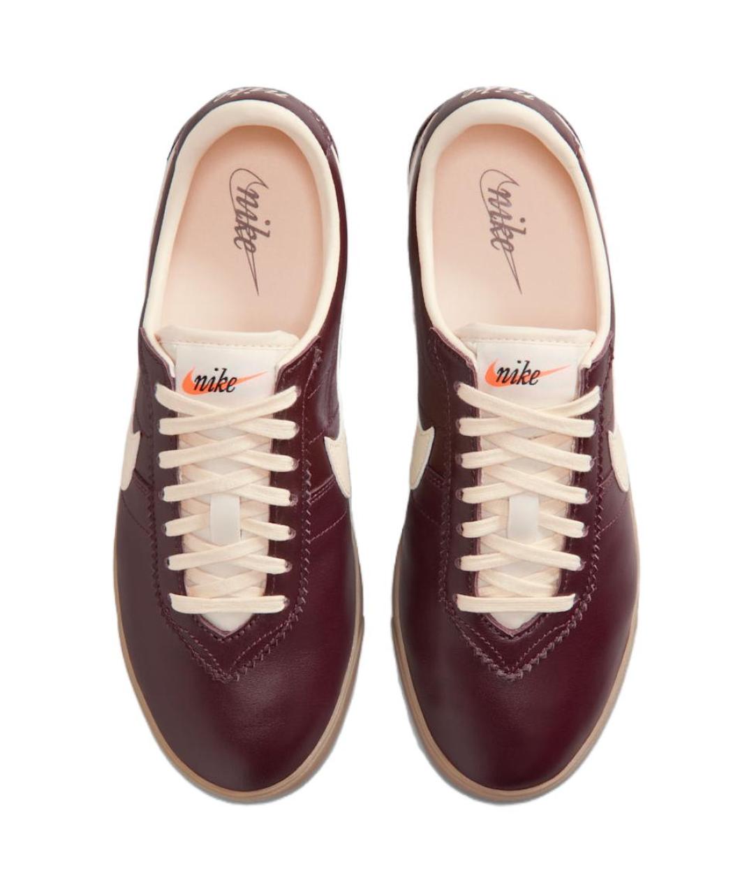 NIKE Красные кожаные кеды, фото 4