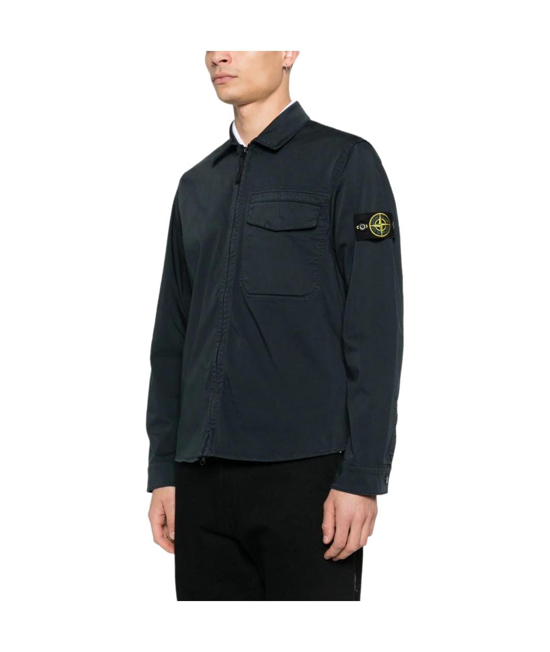 STONE ISLAND Синяя куртка, фото 4