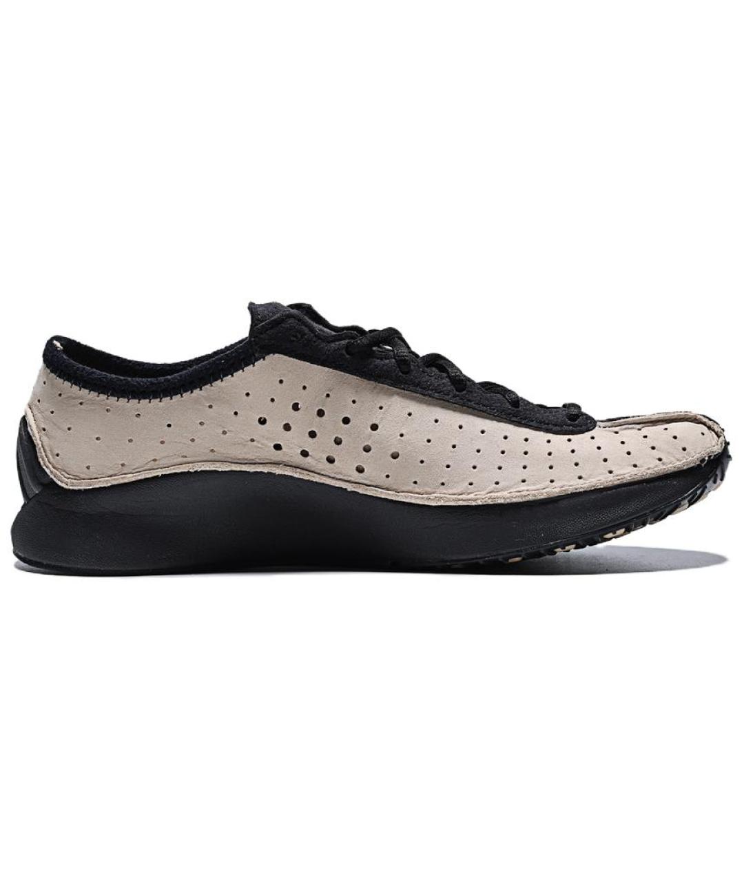 NIKE Бежевые нубуковые кроссовки, фото 2