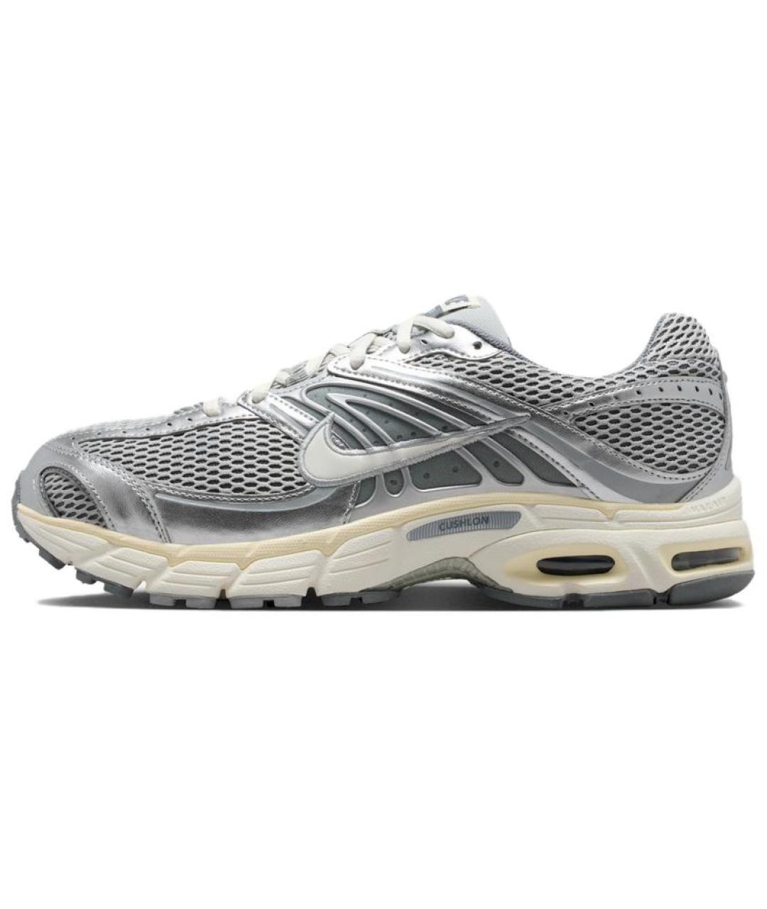 NIKE Серые текстильные низкие кроссовки / кеды, фото 2