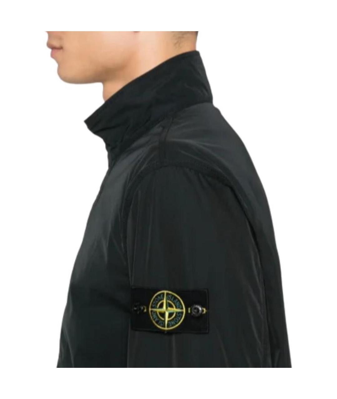 STONE ISLAND Черная куртка, фото 5
