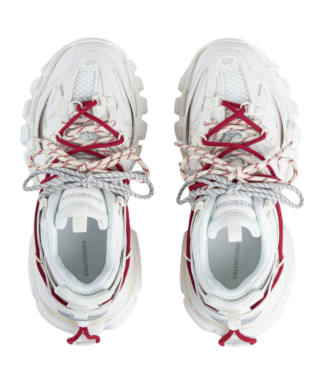 BALENCIAGA Белые низкие кроссовки / кеды, фото 5