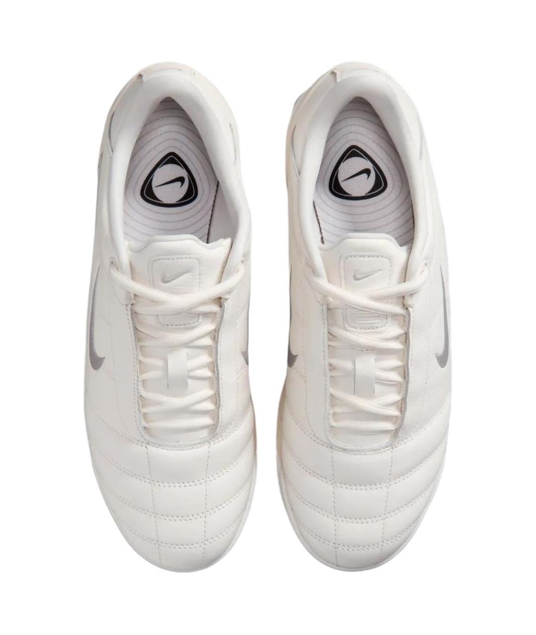 NIKE Бежевые кожаные кроссовки, фото 4