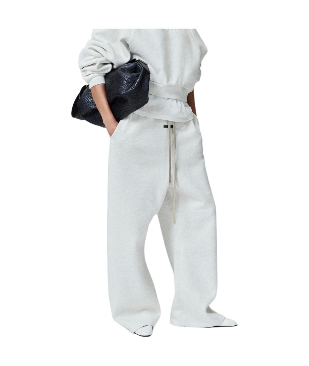 FEAR OF GOD ESSENTIALS Бежевые хлопковые спортивные брюки и шорты, фото 3