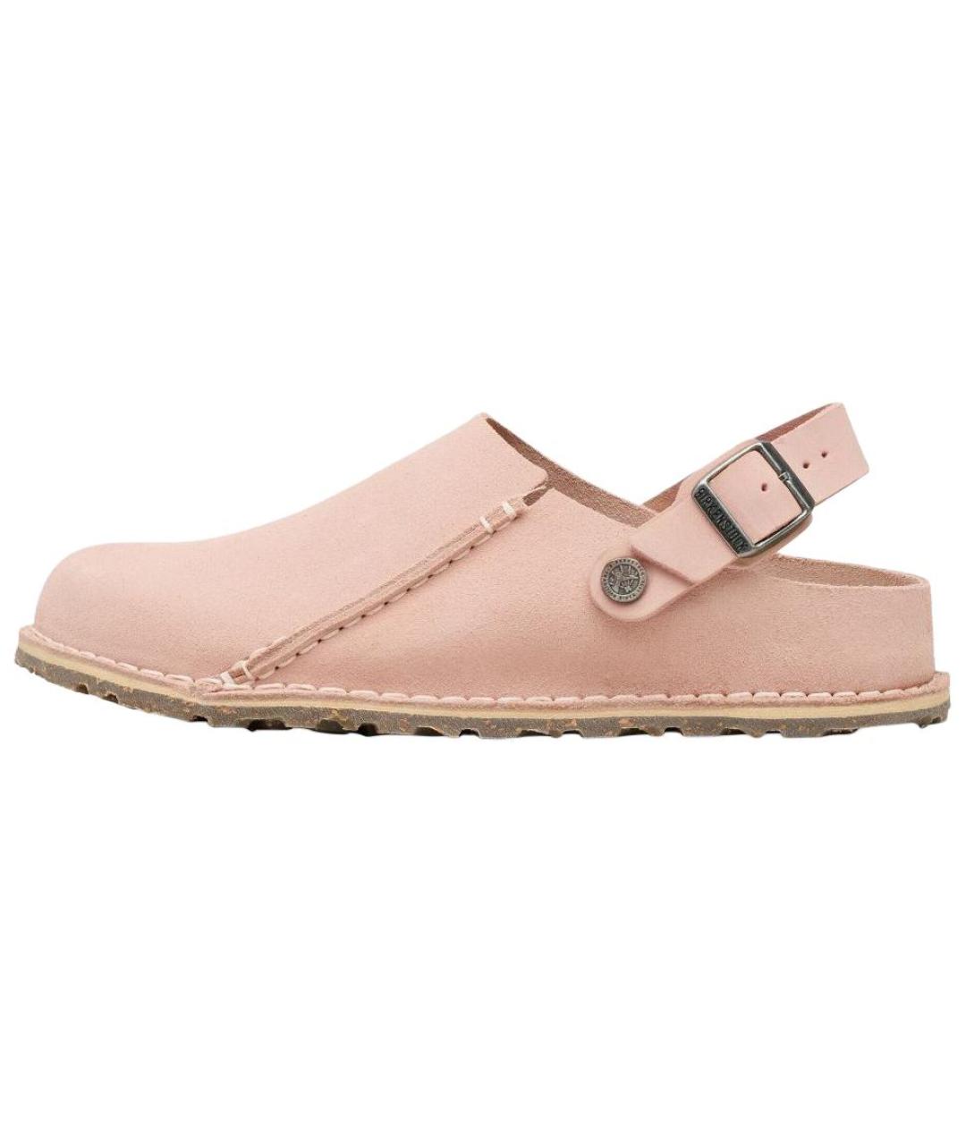 BIRKENSTOCK Розовые замшевые мюли, фото 6
