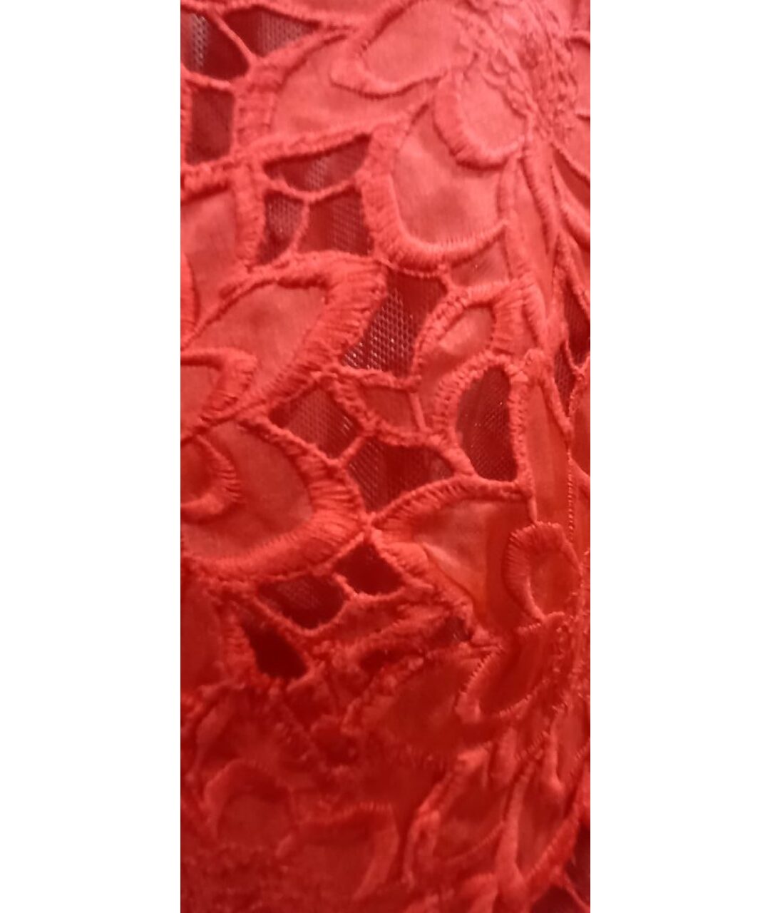 ALBERTA FERRETTI Коралловое шелковое платье, фото 7