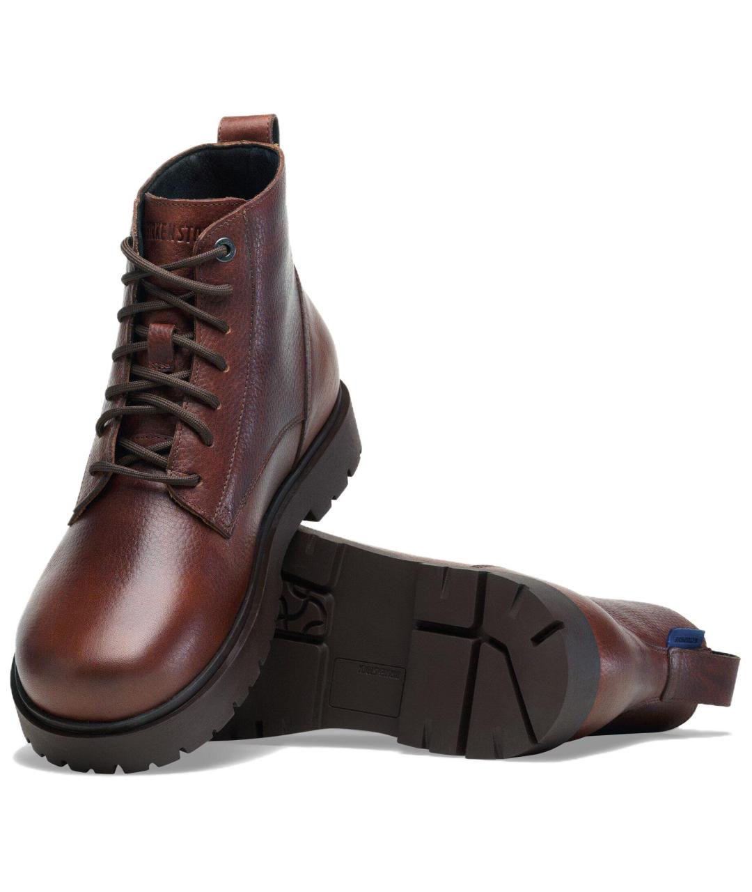 BIRKENSTOCK Коричневые кожаные полусапоги, фото 5