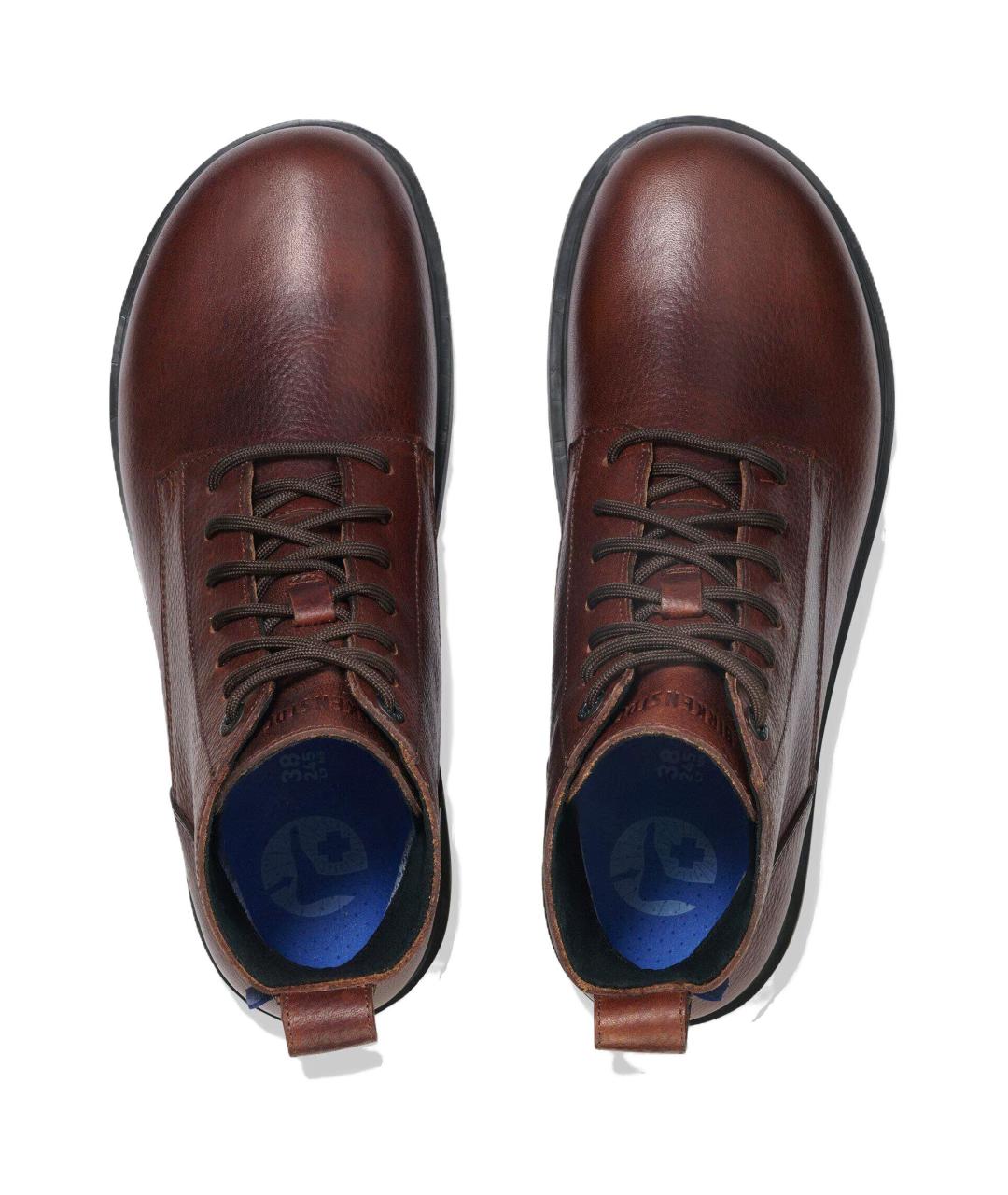 BIRKENSTOCK Коричневые кожаные полусапоги, фото 4