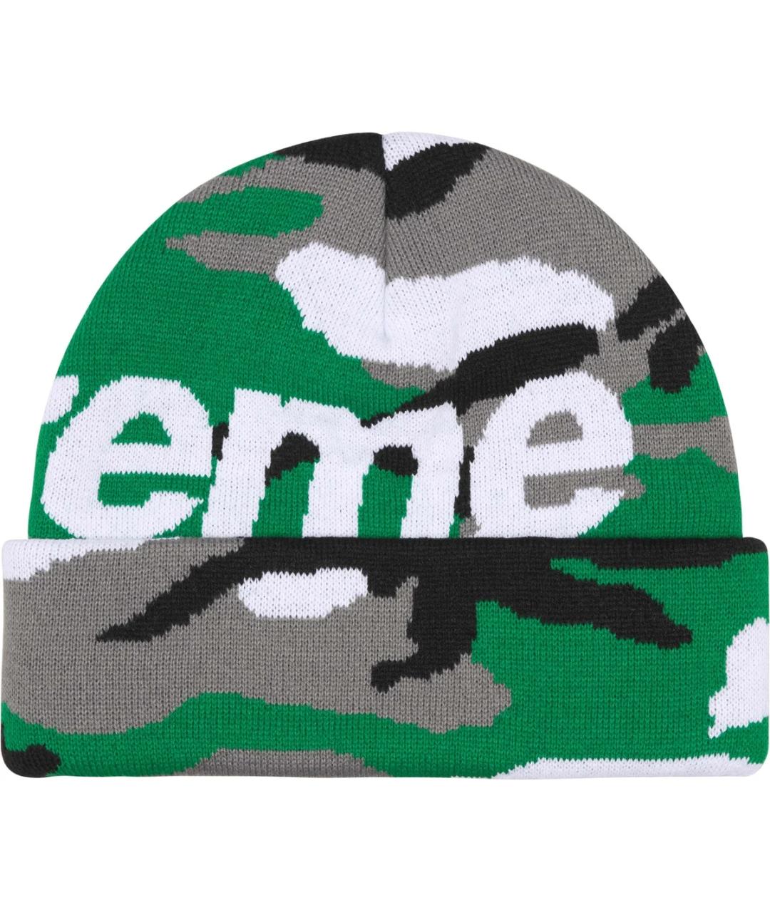 SUPREME Зеленая шапка, фото 2