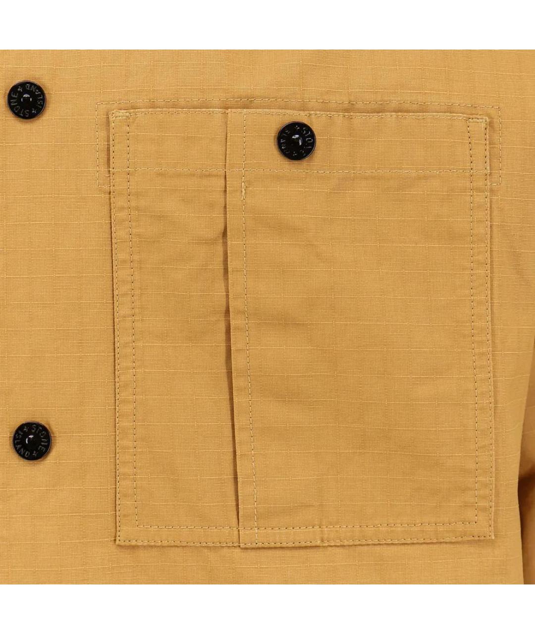 STONE ISLAND Оранжевая классическая рубашка, фото 3