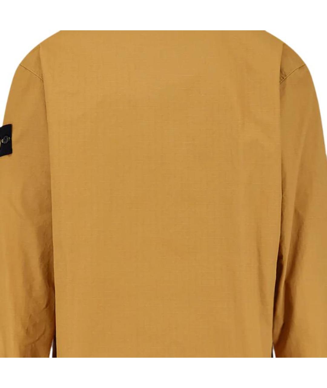 STONE ISLAND Оранжевая классическая рубашка, фото 4