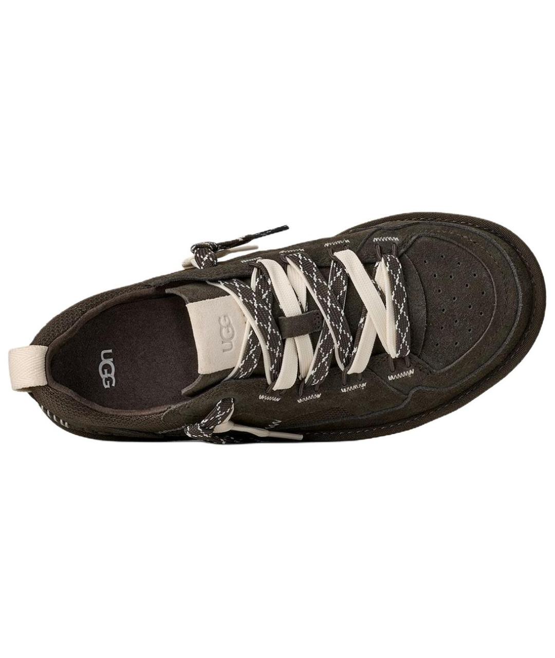 UGG AUSTRALIA Коричневые замшевые кеды, фото 5