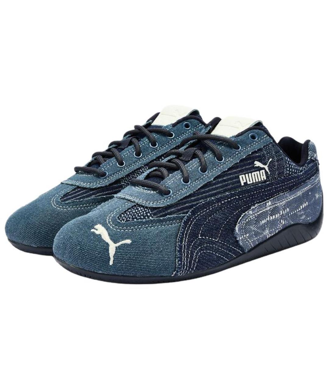 PUMA Синие текстильные кеды, фото 3