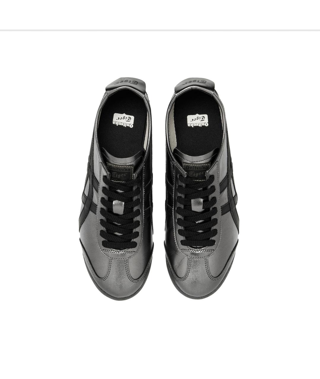 ONITSUKA TIGER Серые кожаные кроссовки, фото 5