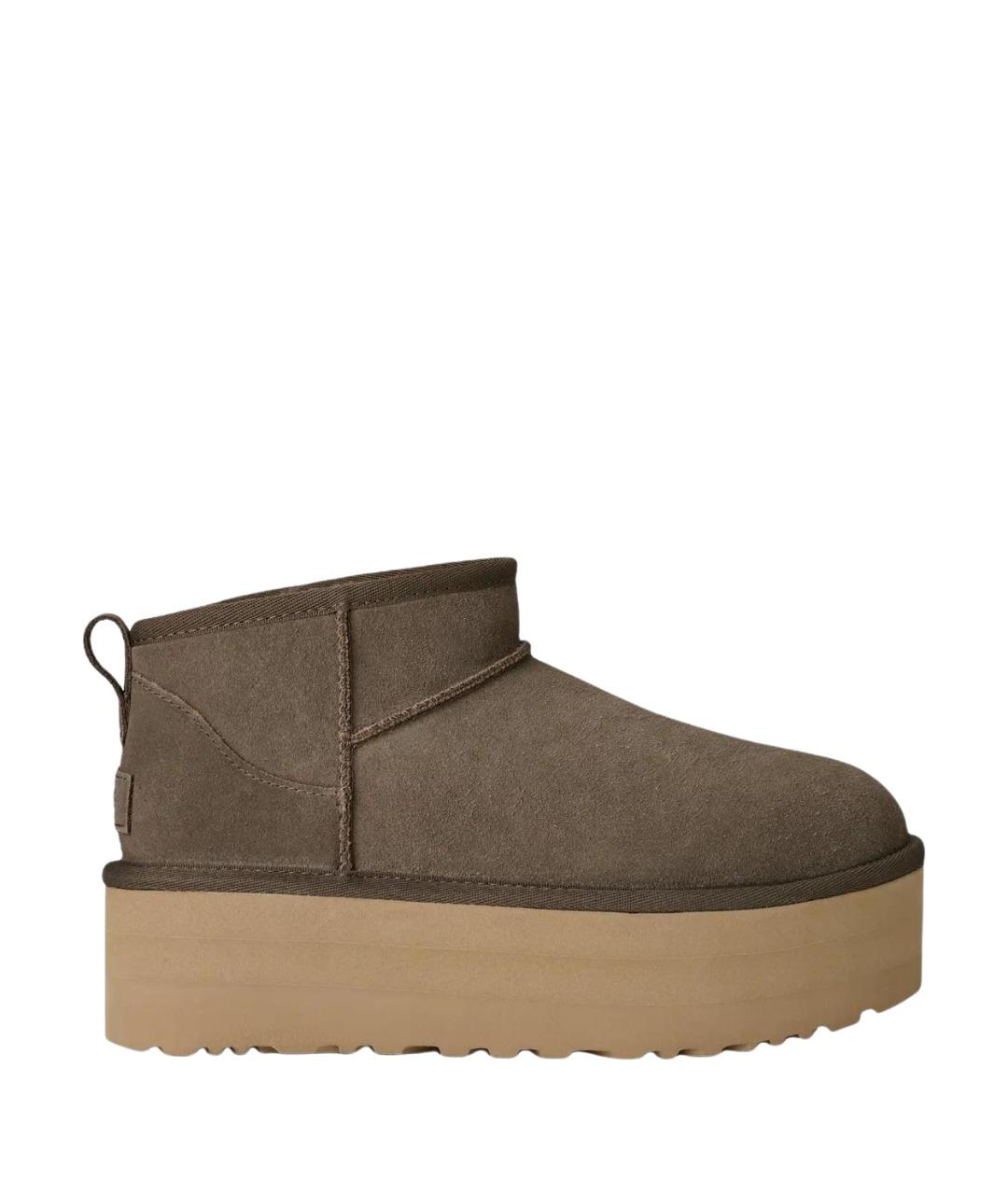 UGG Коричневые замшевые ботинки, фото 1