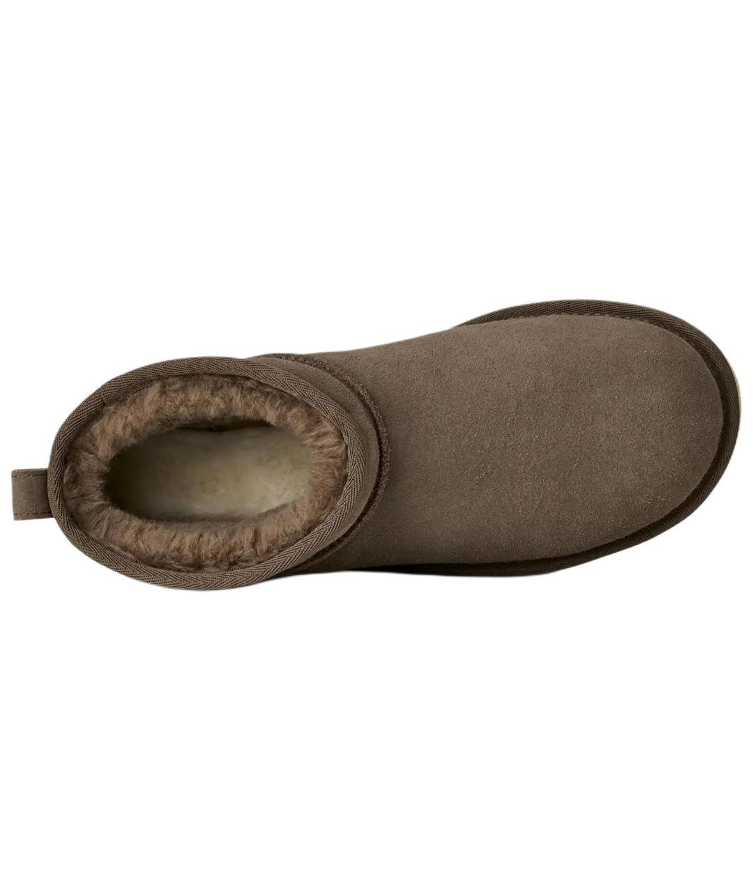 UGG Коричневые замшевые ботинки, фото 5