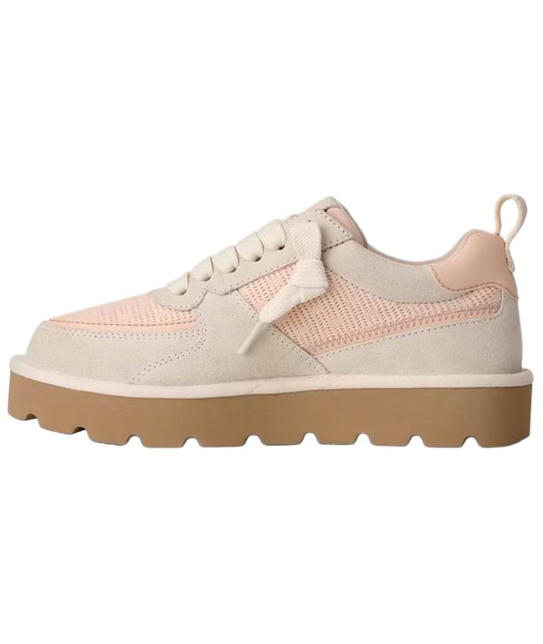 UGG AUSTRALIA Бежевые нубуковые кроссовки, фото 2