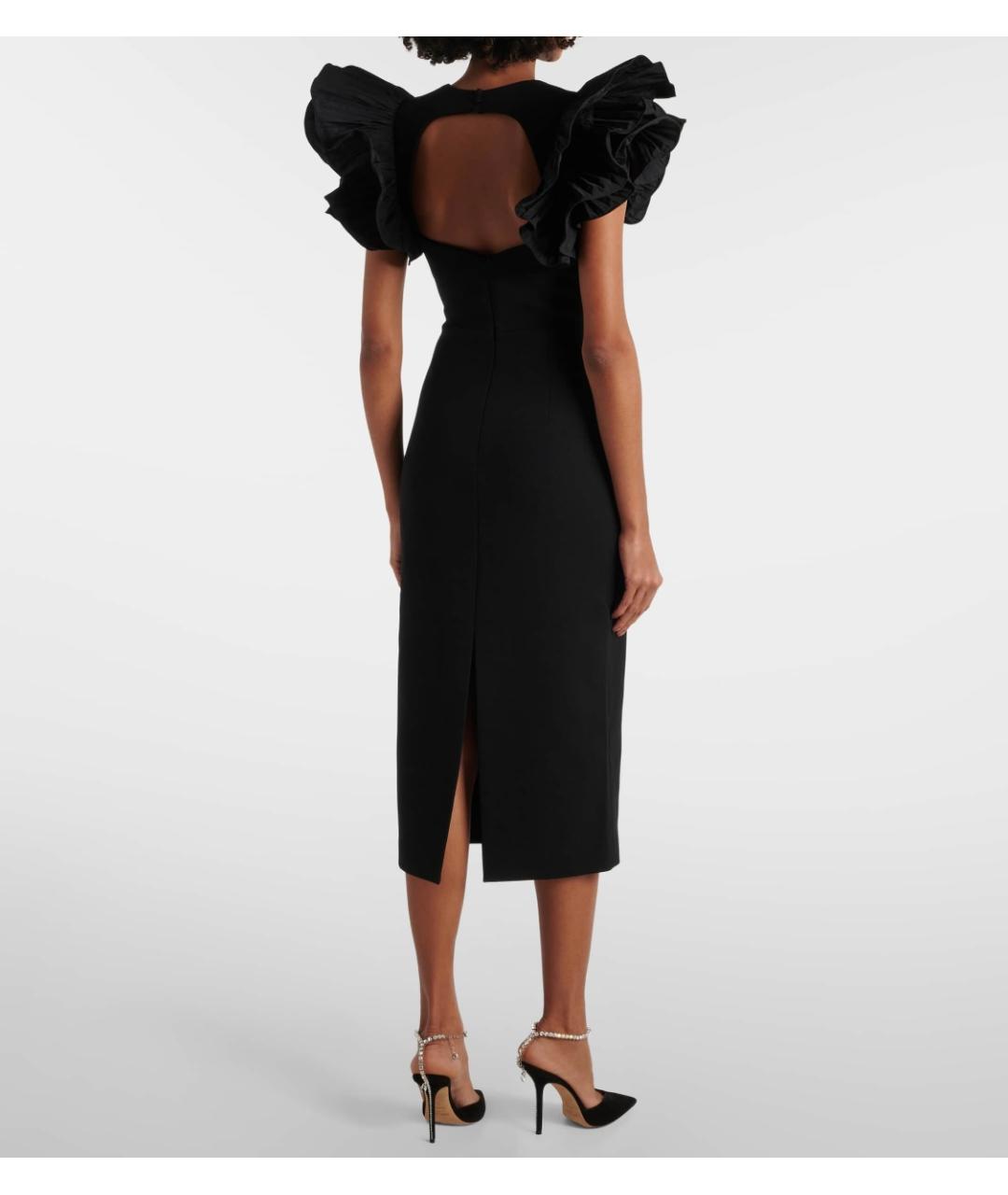 REBECCA VALLANCE Черное полиэстеровое коктейльное платье, фото 3