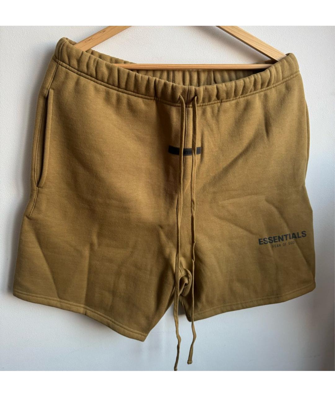 FEAR OF GOD ESSENTIALS Горчичные шорты, фото 2