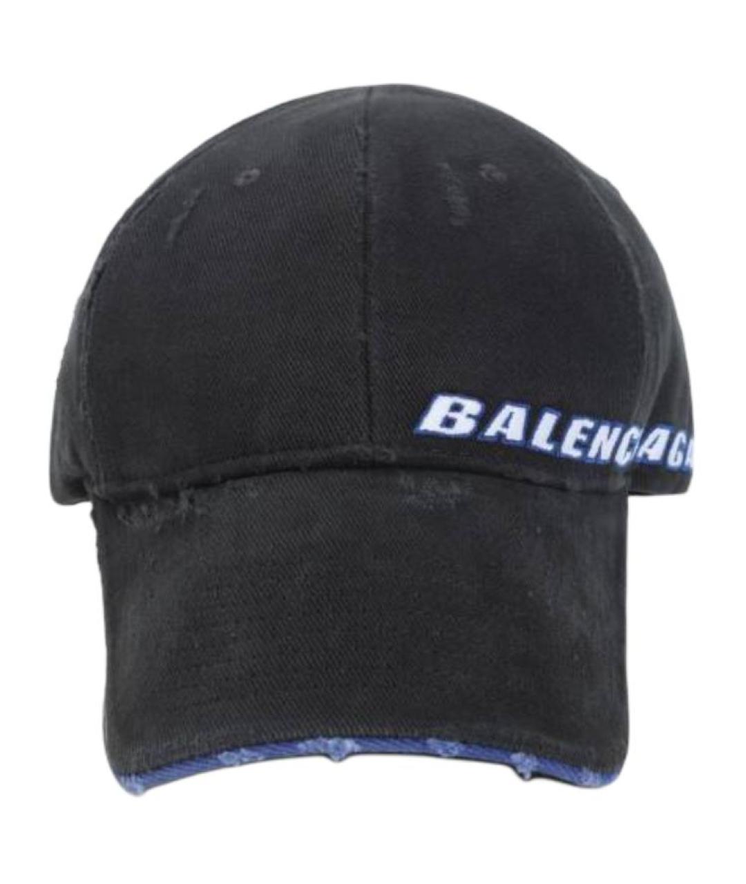 BALENCIAGA Черная хлопковая кепка/бейсболка, фото 2