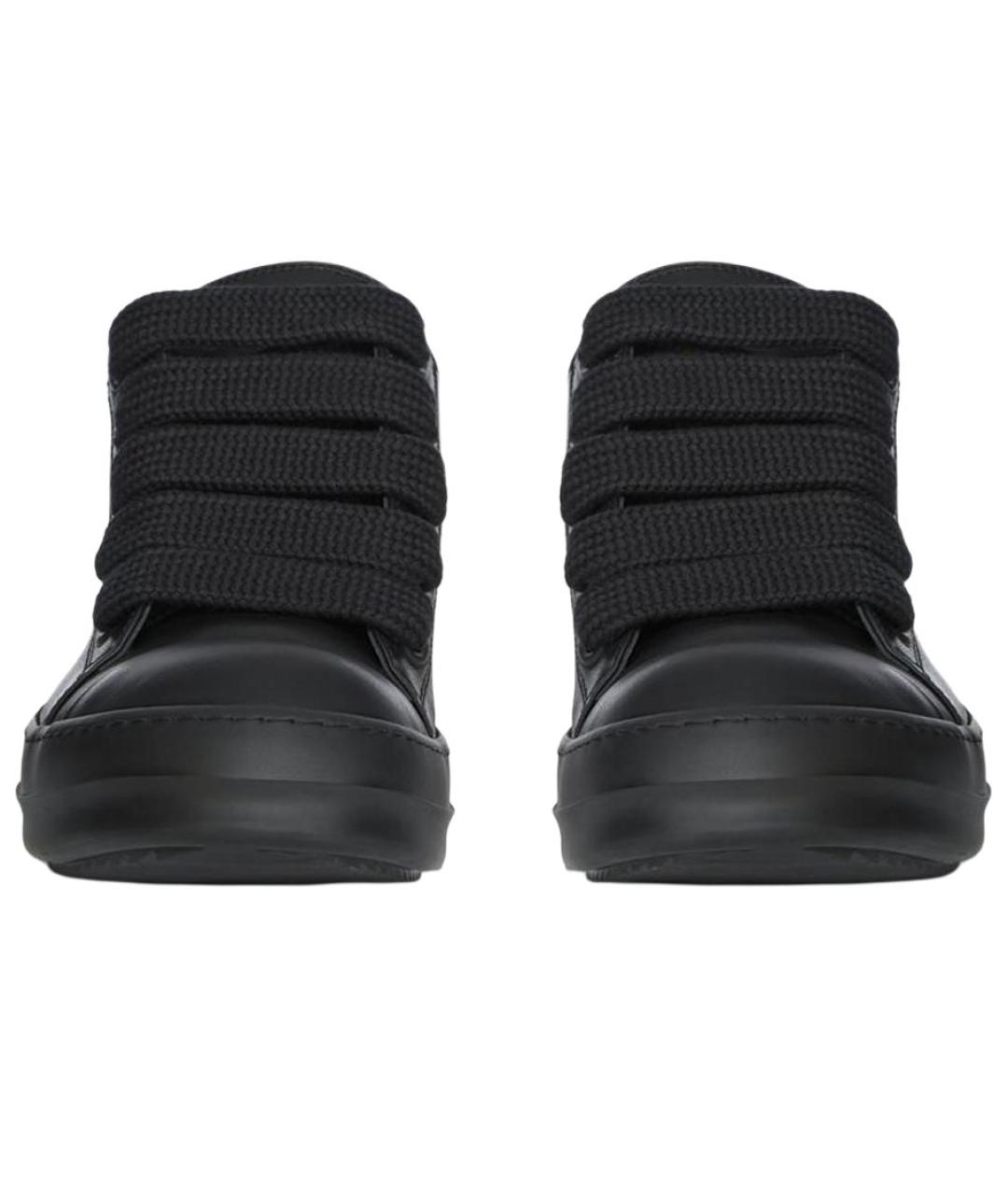 RICK OWENS Кожаные низкие кроссовки / кеды, фото 4