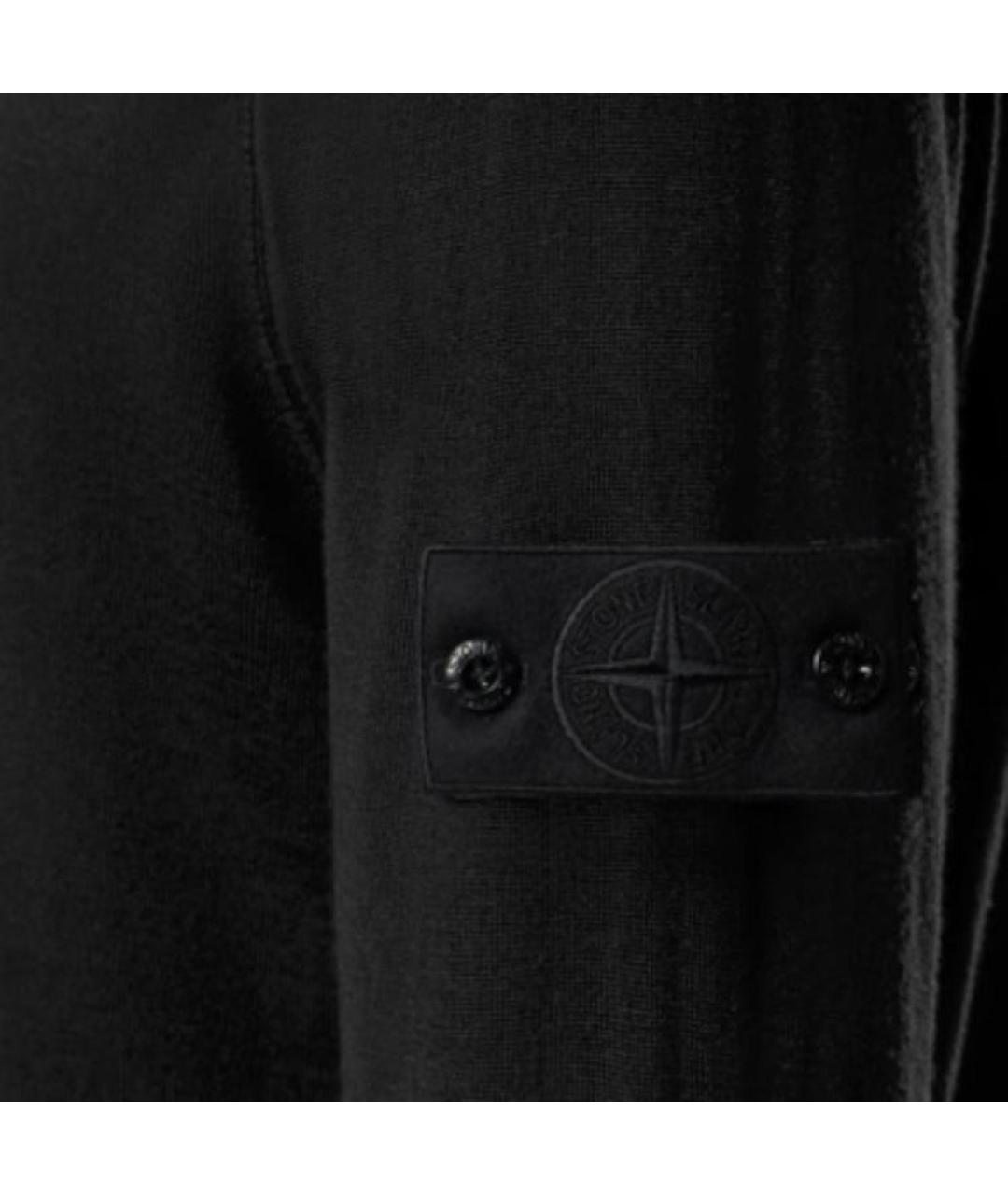 STONE ISLAND Черный джемпер / свитер, фото 5