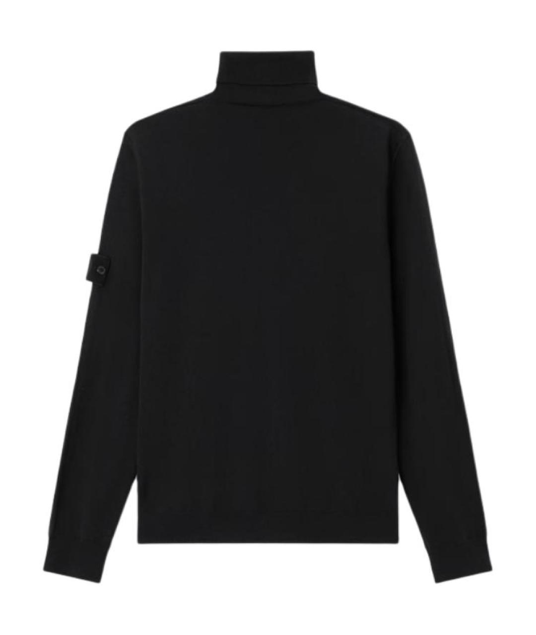 STONE ISLAND Черный джемпер / свитер, фото 2