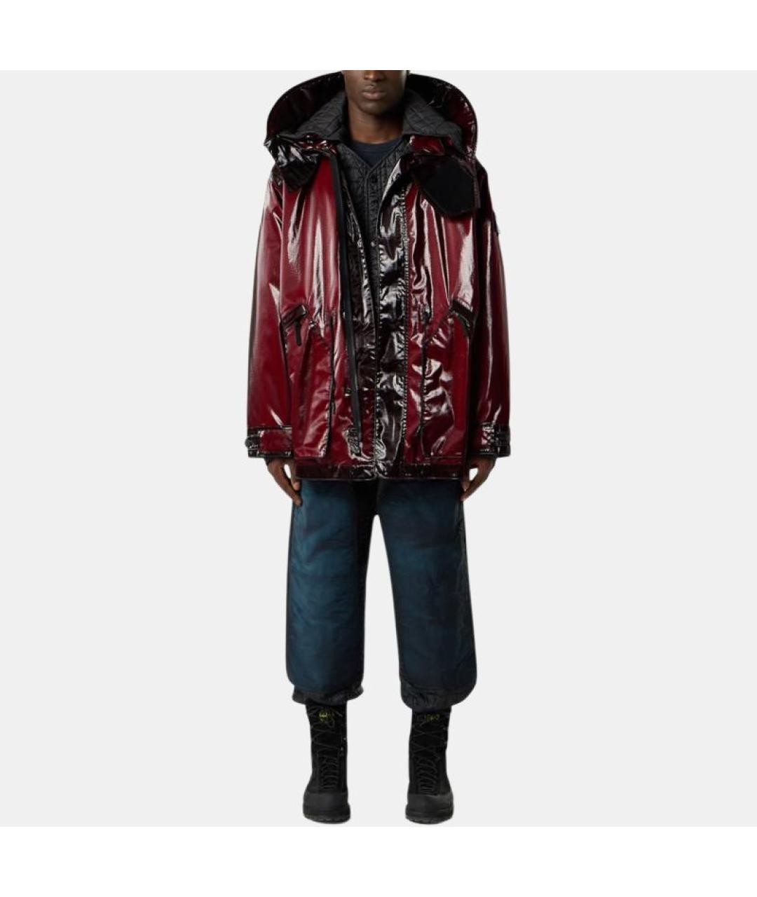 STONE ISLAND Бордовое пальто, фото 2