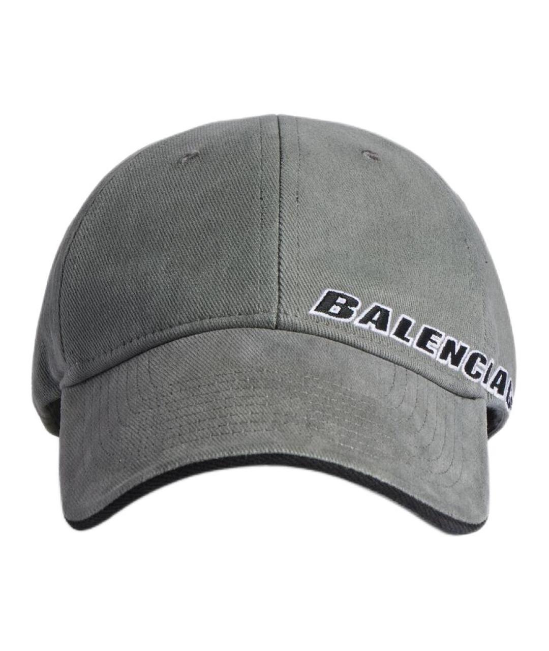 BALENCIAGA Серая кепка/бейсболка, фото 1