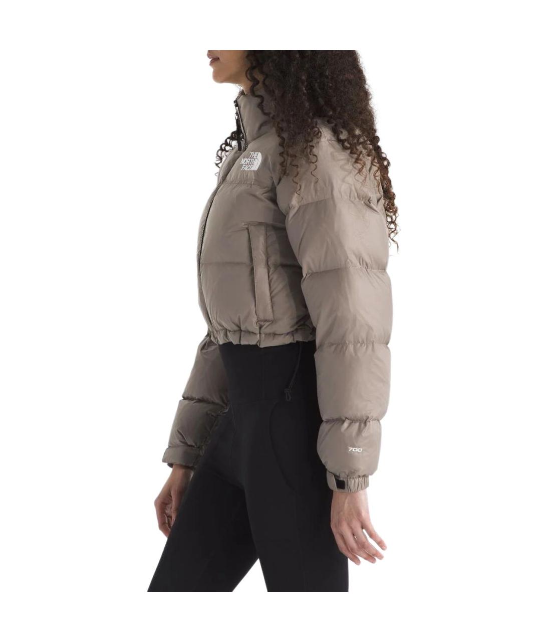 THE NORTH FACE Коричневый пуховик, фото 4