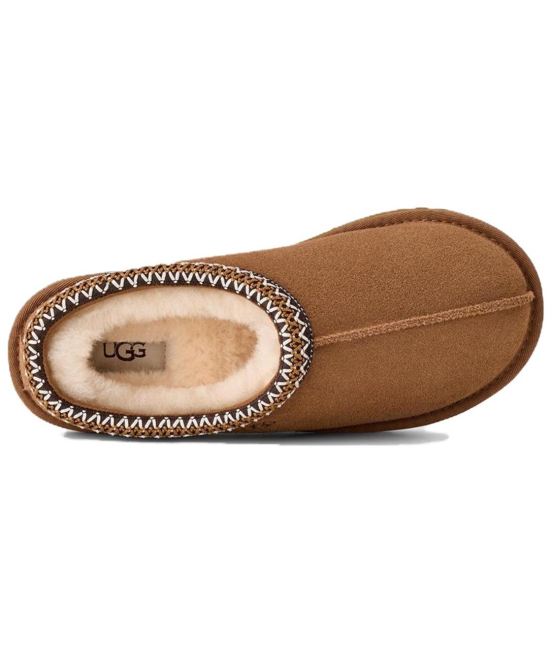 UGG AUSTRALIA Коричневые нубуковые мюли, фото 5