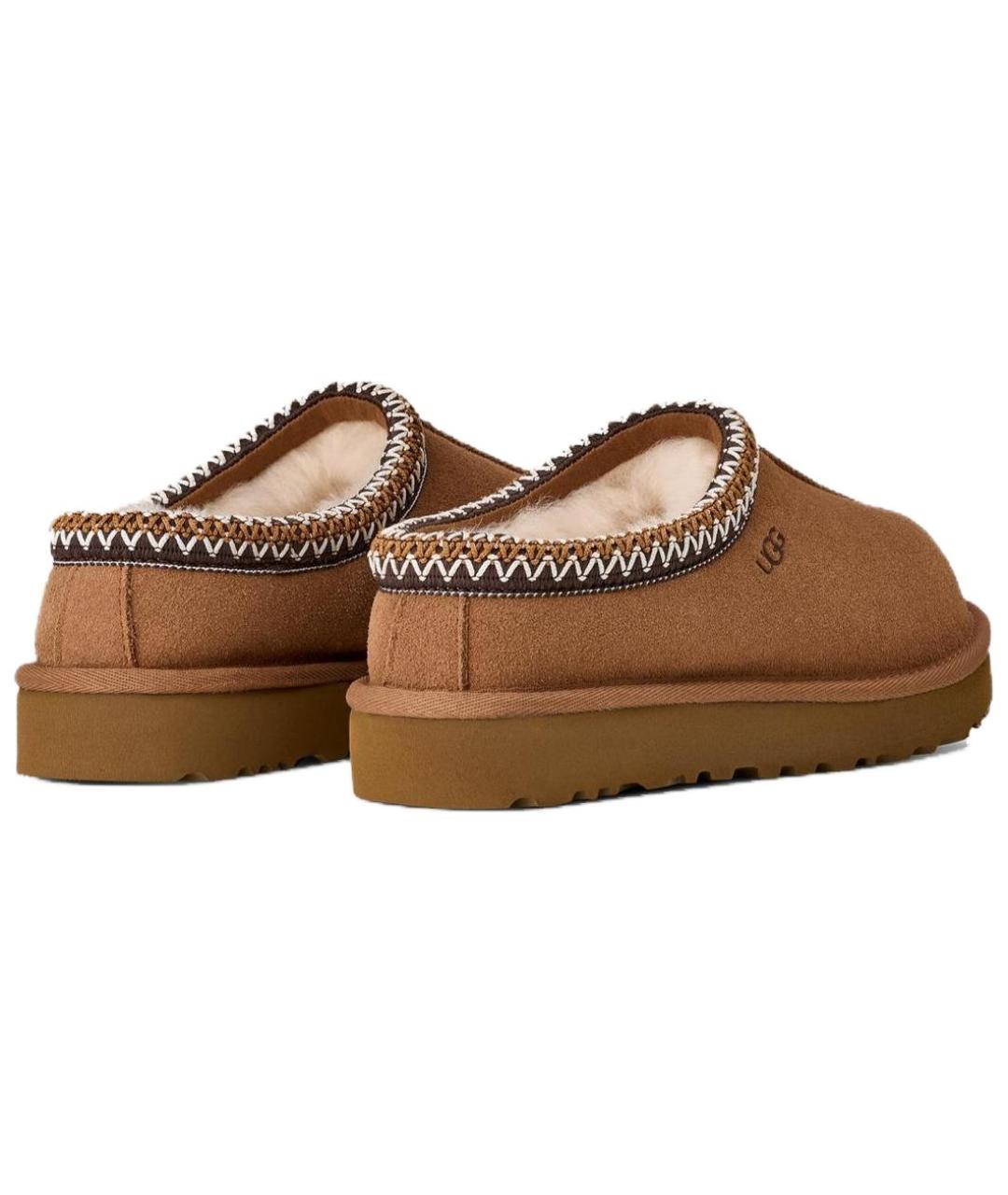 UGG AUSTRALIA Коричневые нубуковые мюли, фото 4