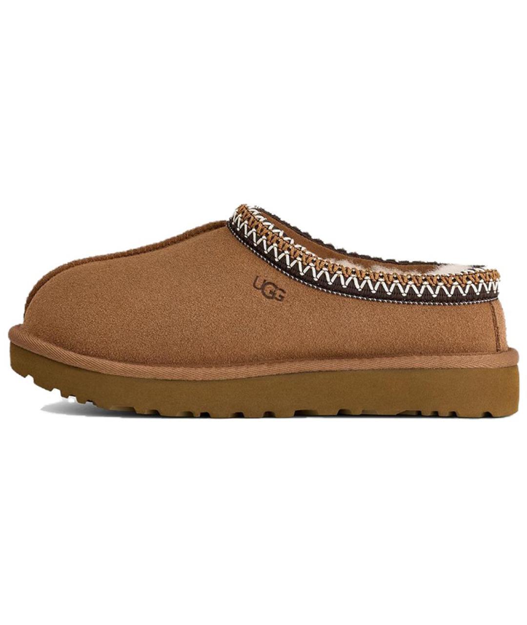 UGG AUSTRALIA Коричневые нубуковые мюли, фото 2
