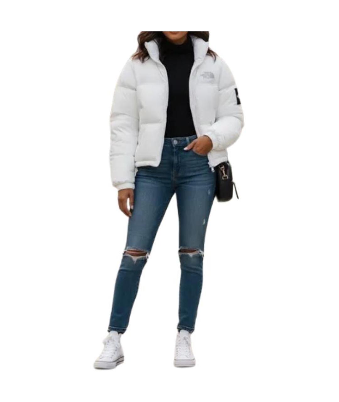 THE NORTH FACE Белая полиамидовая куртка, фото 5