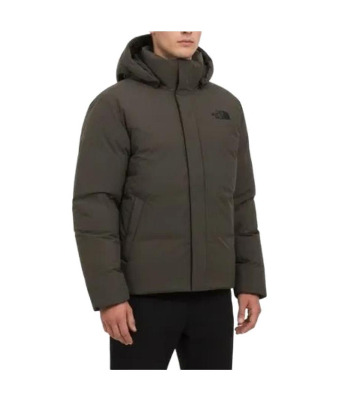 THE NORTH FACE Коричневый пуховик, фото 4