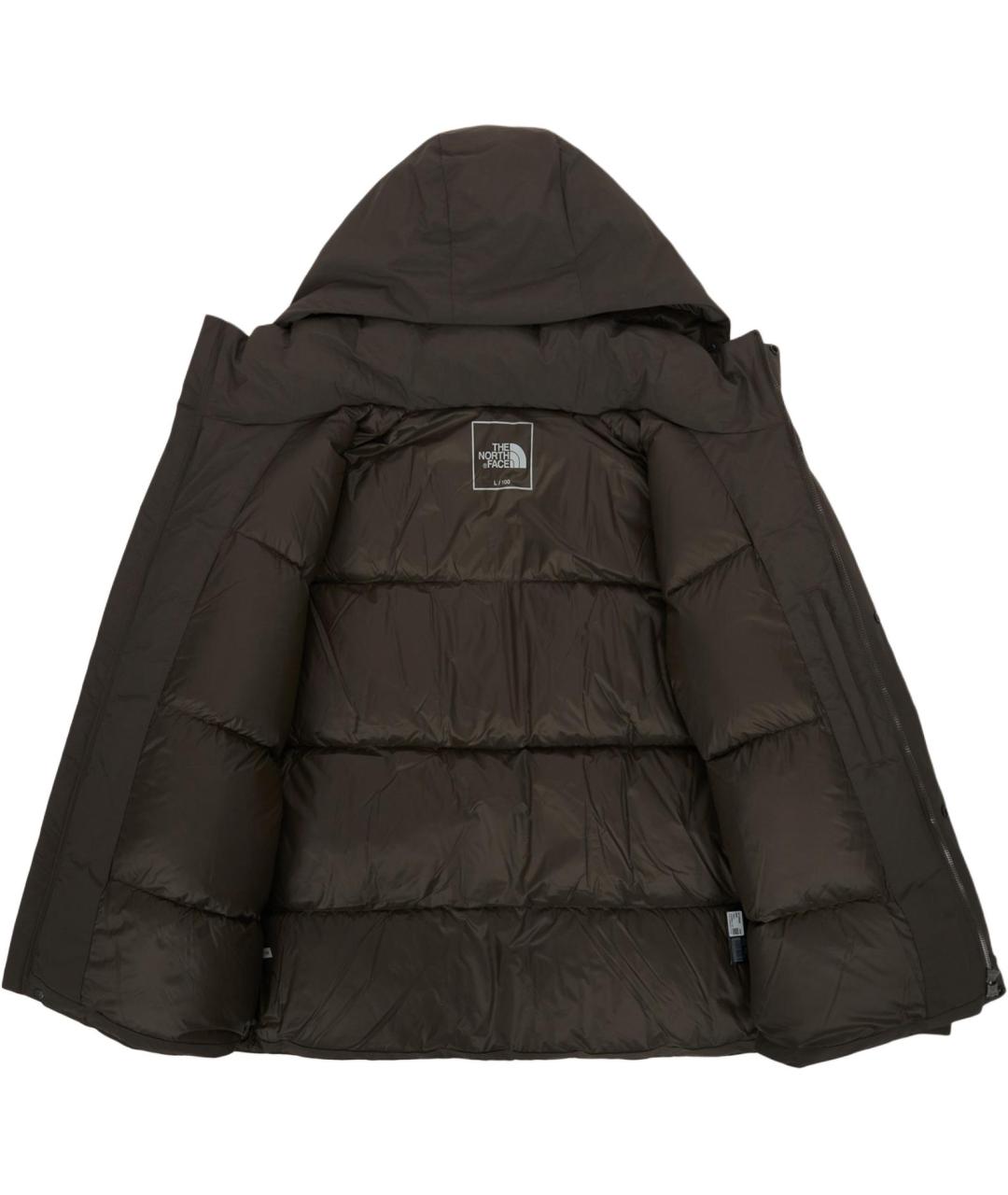 THE NORTH FACE Коричневый пуховик, фото 3