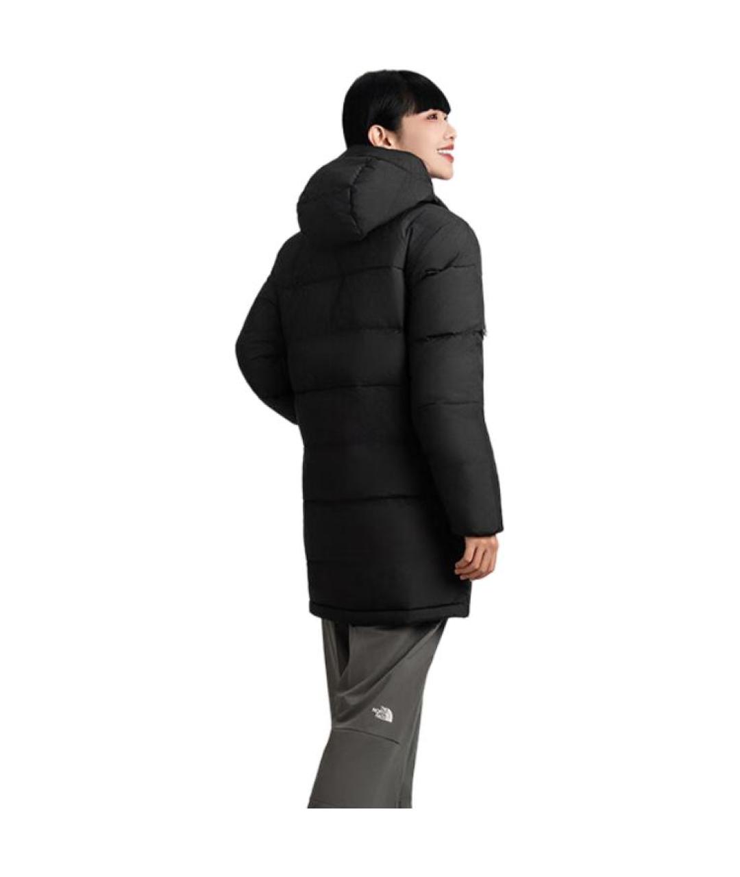 THE NORTH FACE Черный полиамидовый пуховик, фото 4