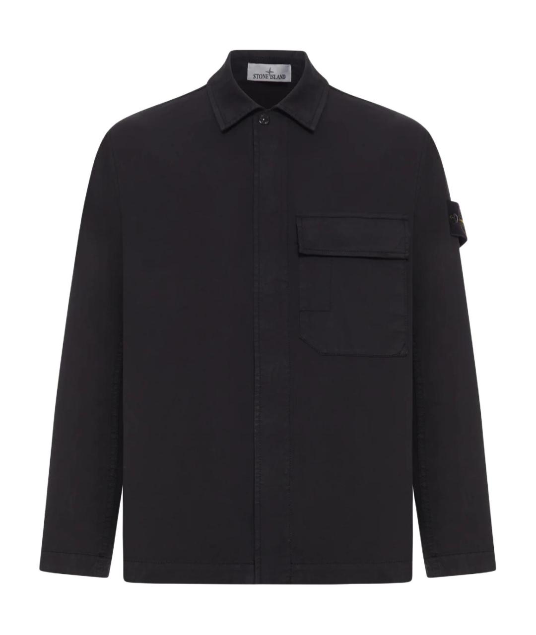 STONE ISLAND Черная куртка, фото 1