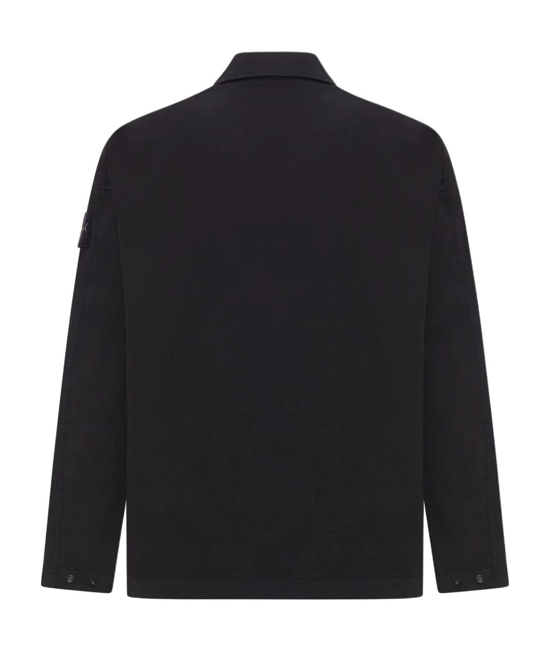 STONE ISLAND Черная куртка, фото 2