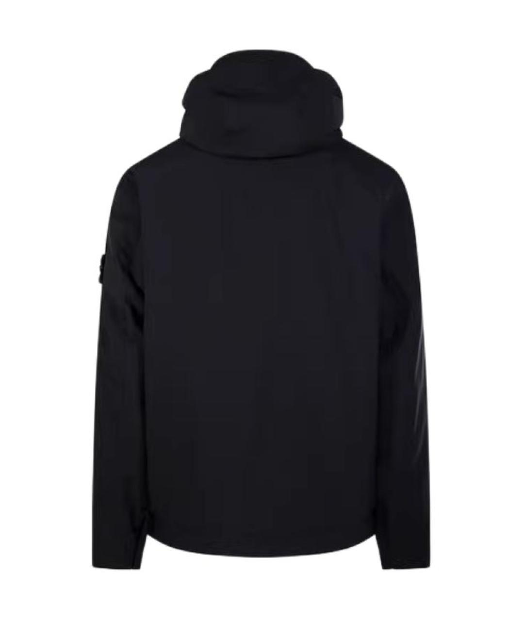 STONE ISLAND Черная полиамидовая куртка, фото 2