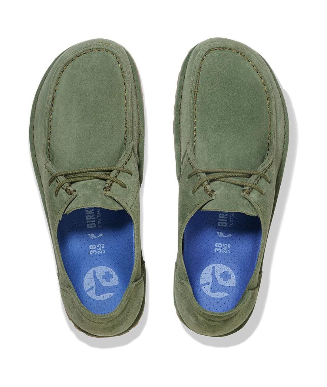 BIRKENSTOCK Зеленые лоферы, фото 2