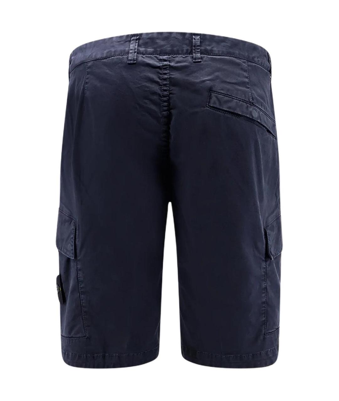 STONE ISLAND Синие шорты, фото 2