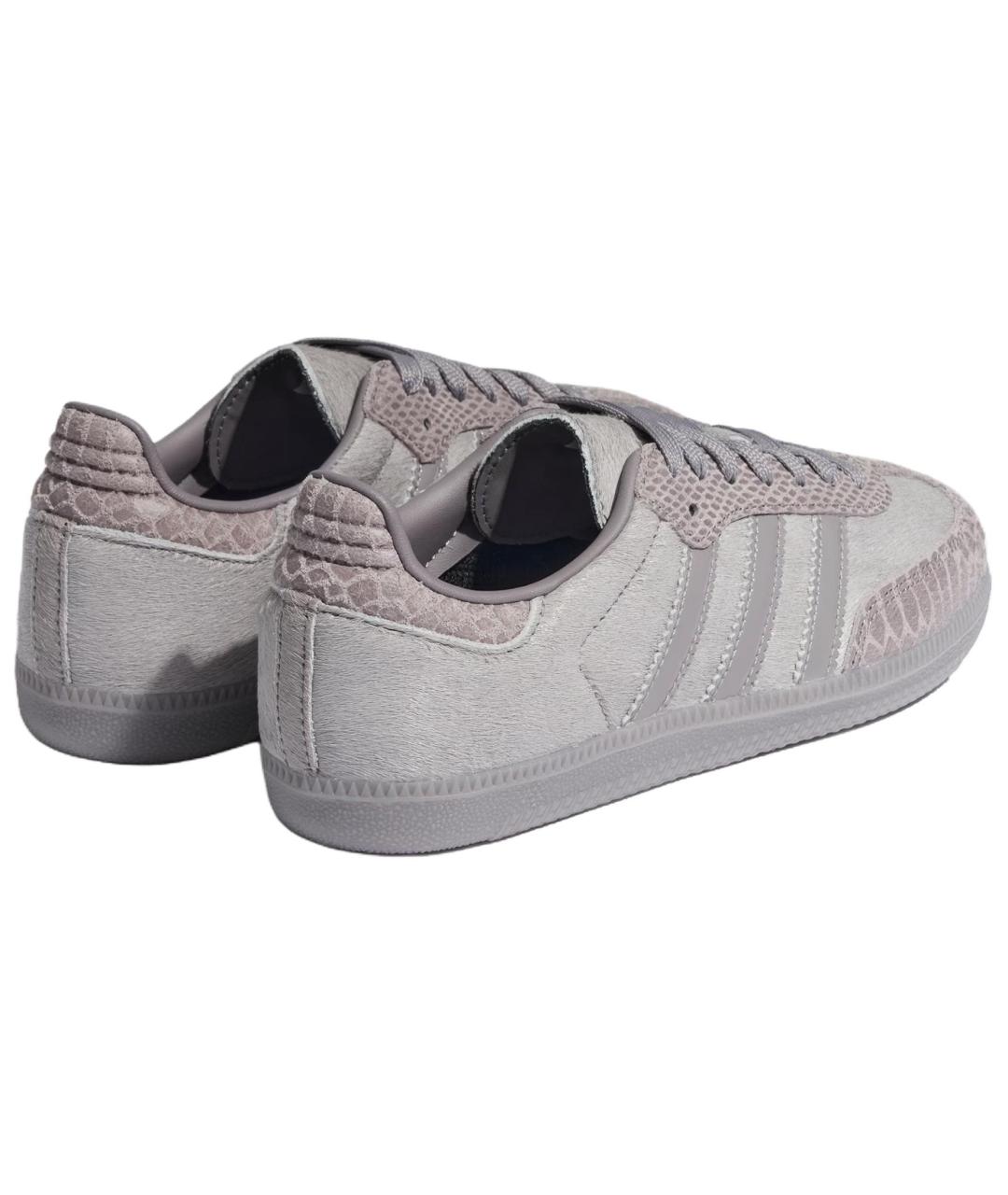 ADIDAS Серые кожаные кеды, фото 4