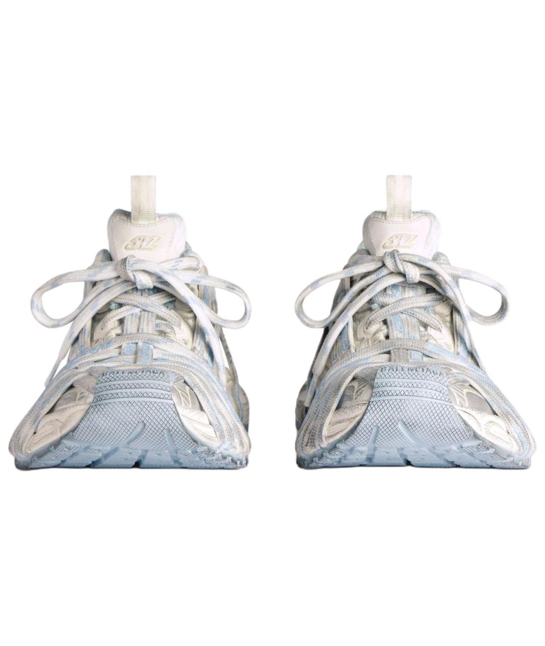 BALENCIAGA Голубые кроссовки, фото 4